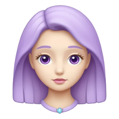 porcelain lilac sticker