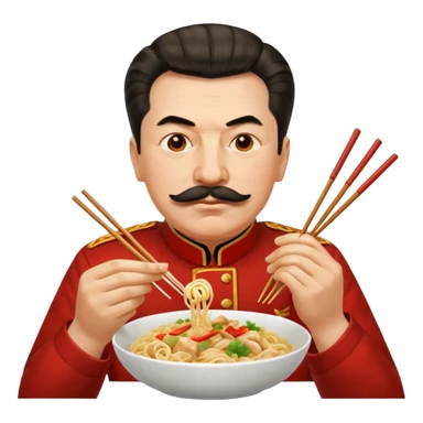 Stalin ăn mì gà sticker