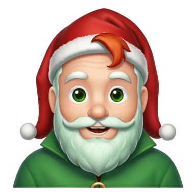 Show me a Irish version of Santa Claus  sticker