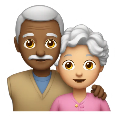 Granny with grandfather sticker