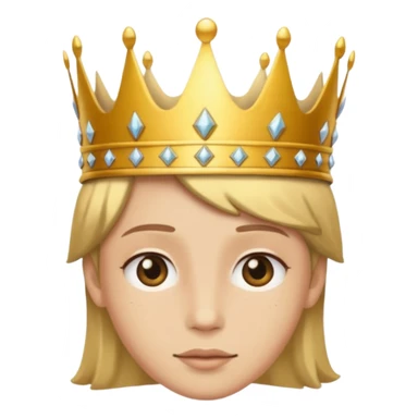 aggiungi una corona sulla testa sticker