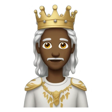 White king sticker