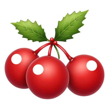 christmas berries sticker