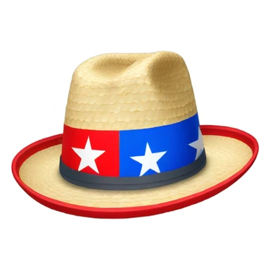 Un sombrero de nieve con la bandera de Puerto Rico  sticker