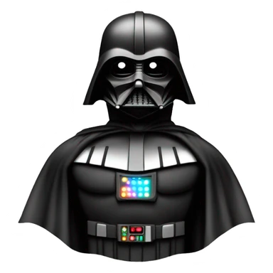 Darth Vader themed sporty Batman  1936 Cord  sticker