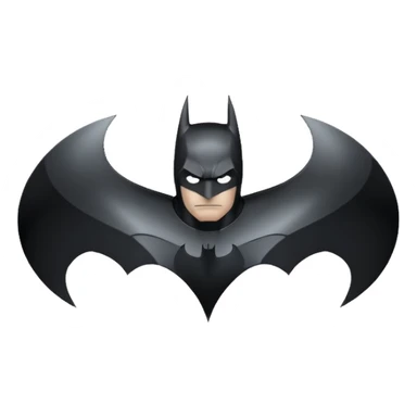 batman logo sticker