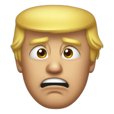 Donald Trump crying sticker
