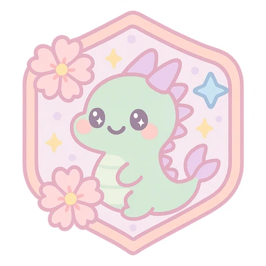 Enhance the badge with more vibrant, bold, and saturated colors in an anime style. Keep the traditional Japanese dragon inside the badge, the Japanese crest shape, gold border, sakura flowers, ninja star, and sparkly effects. Add anime-style highlights and shading to emphasize depth and vibrancy. Maintain a transparent background. Sized for Twitch or Discord use. sticker