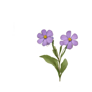 book with some pressed flowers on the pages  sticker