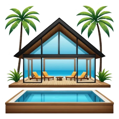 pool house sticker