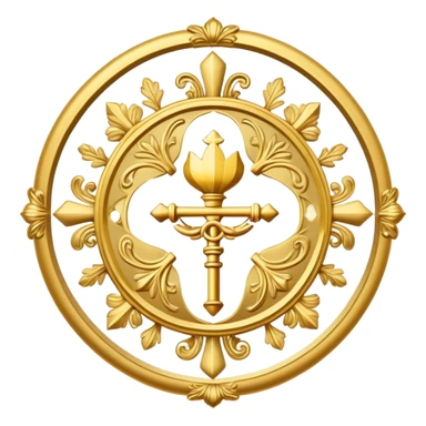 Pope's emblem sticker