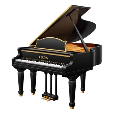 coda piano sticker