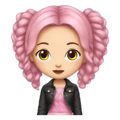 Jennie de black pink sticker