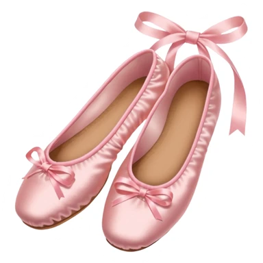 Pink ballet shoes sticker