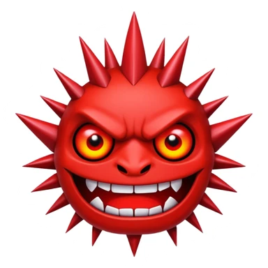 Geoemtry dash difficulty extreme demon face sticker