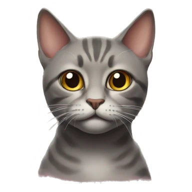 Cat on trippin out  sticker