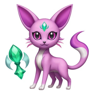 Espeon-Meloetta-Mew-Delcatty-Pachirisu-fusion sticker