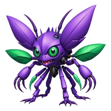 Venonat-Genesect-Sableye-Noibat-fusion, full body sticker