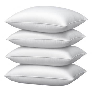 White pillows stack sticker
