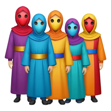 create an emoji for a group of actors with no face sticker