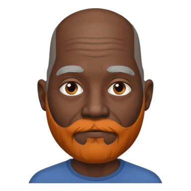 my dad buts he is black and not old with a grey beard and no hair i said gray hair sticker