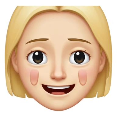 chatbot has half smile and half cry face sticker