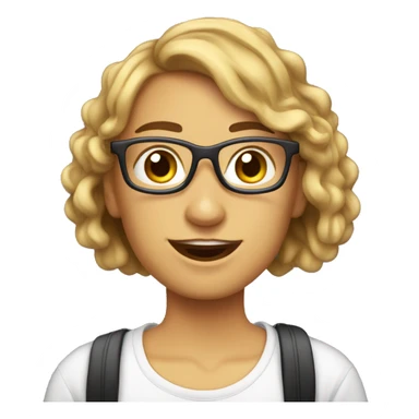 my french teacher with an i love being gay t shirt sticker