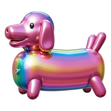  SPAM meat jeff koons style inflatable abstract art sculpture  sticker