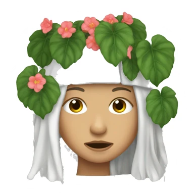 Weeping begonia sticker