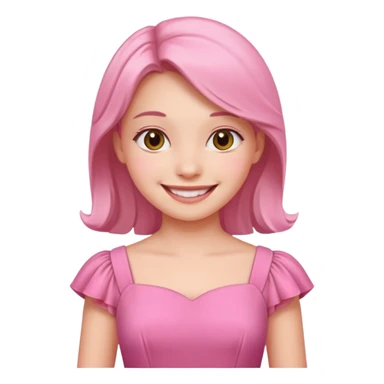 Clean girl pink sticker