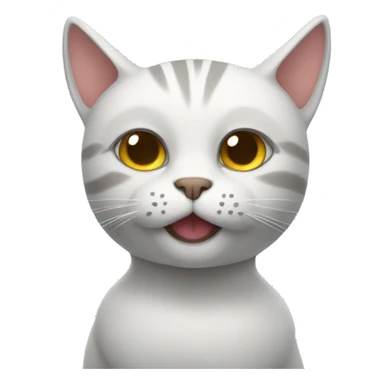 cat in the gym sticker