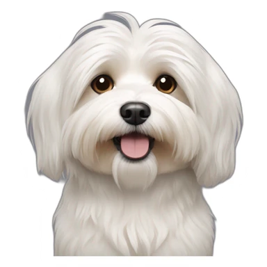 Dog havanese full height sticker