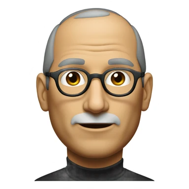 steve jobs y apple sticker