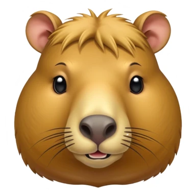 uma moeda de capybara muito fofinha sticker