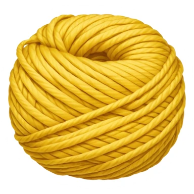 yellow ball of yarn sticker