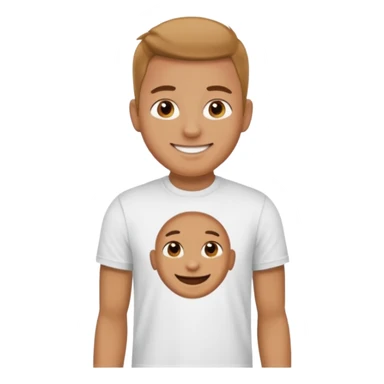 Person saying 67 sticker