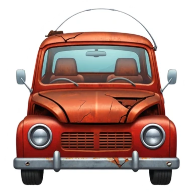 Broken Urban Vehicle red sticker