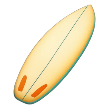 surfboard in sand sticker