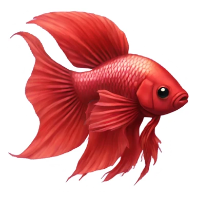 red betta fish sticker