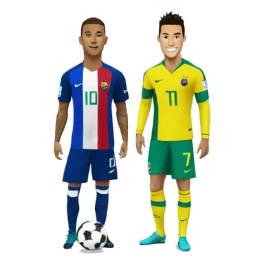 Neymar jr et cristiano Ronaldo  sticker