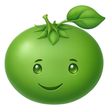 simple green pea sticker