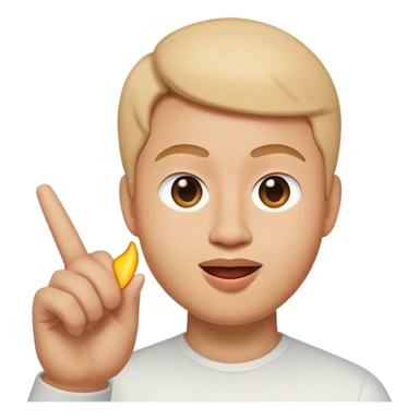 My Memoji flipping a bird sticker