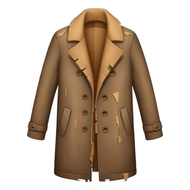 torn coat sticker