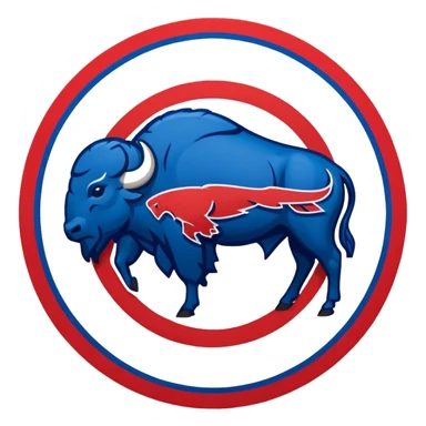 Buffalo bills logo sticker
