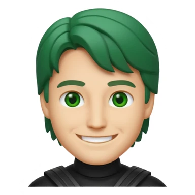 Lloyd garmadon from  LEGO Ninjago if he was humanized, emoji style sticker