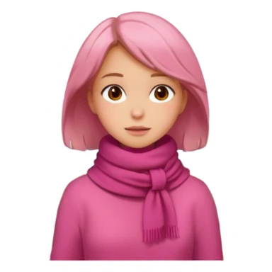 pink and brown autumn winter girly love  sticker