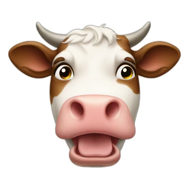 cow sadge sticker