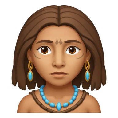 Cro-Magnon early human woman sticker