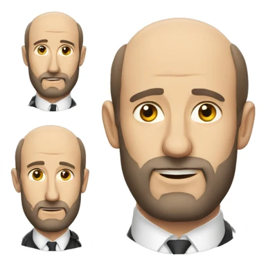 Edward Berger german film director balding young short beard sticker