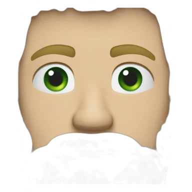 Handsome 34 year old man with dirty blonde hair and kind ocean blue eyes and a short cropped beard wearing a green tank top shirt. Sexy Irish Italian man sticker